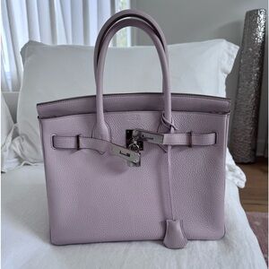 Birkin 30 Mauve Pale